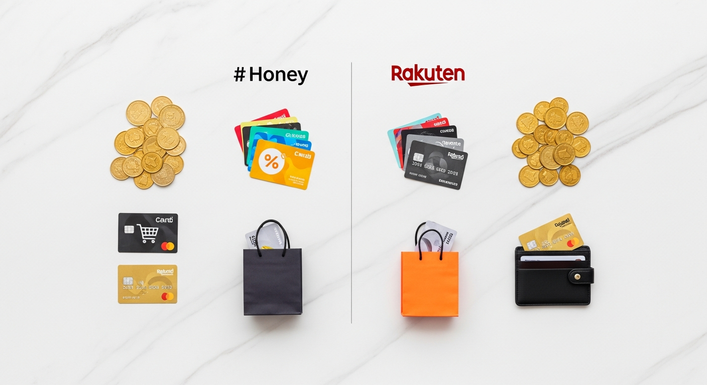 Honey Vs Rakuten Cashback Comparison