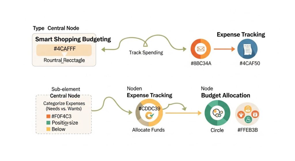 budgeting for smart shopping — featured illustration