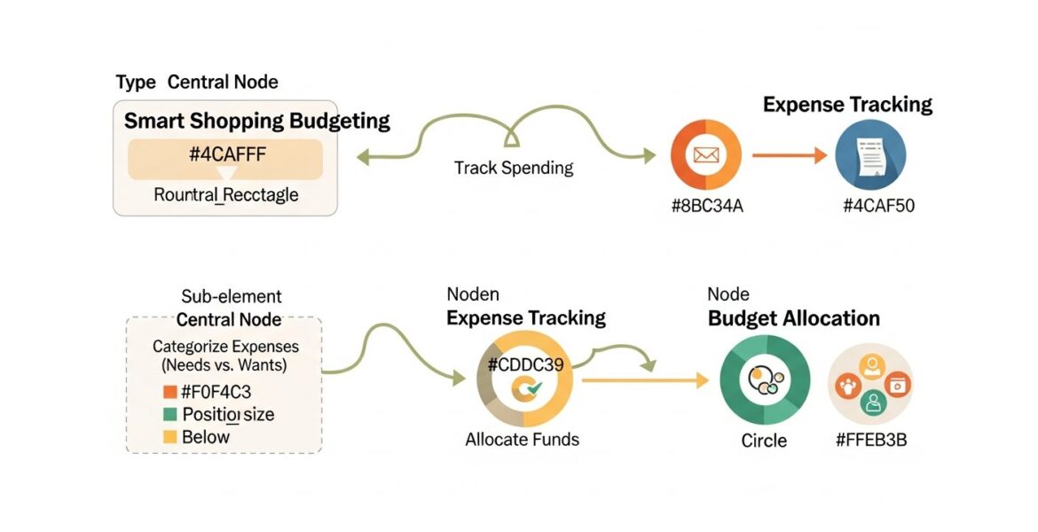 budgeting for smart shopping — featured illustration