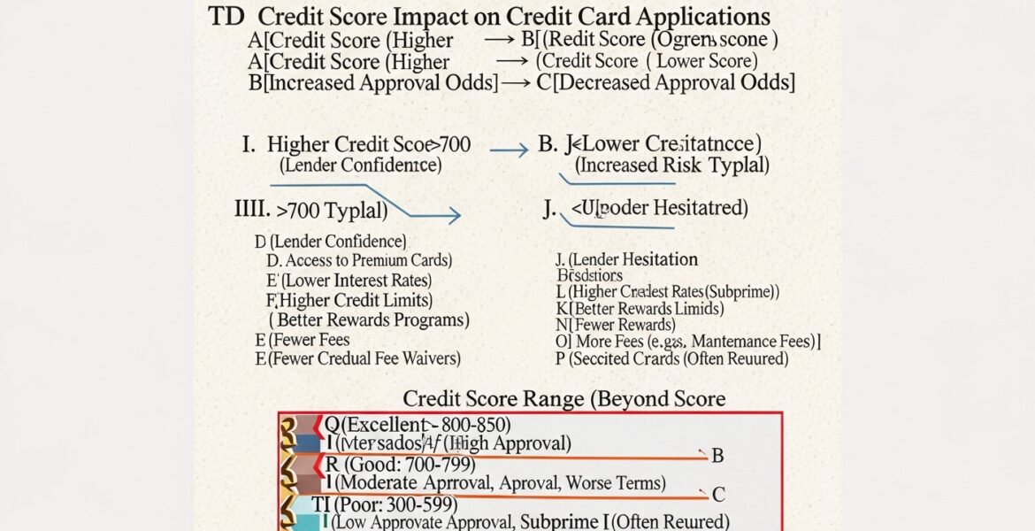 credit score impact on credit card applications — featured illustration
