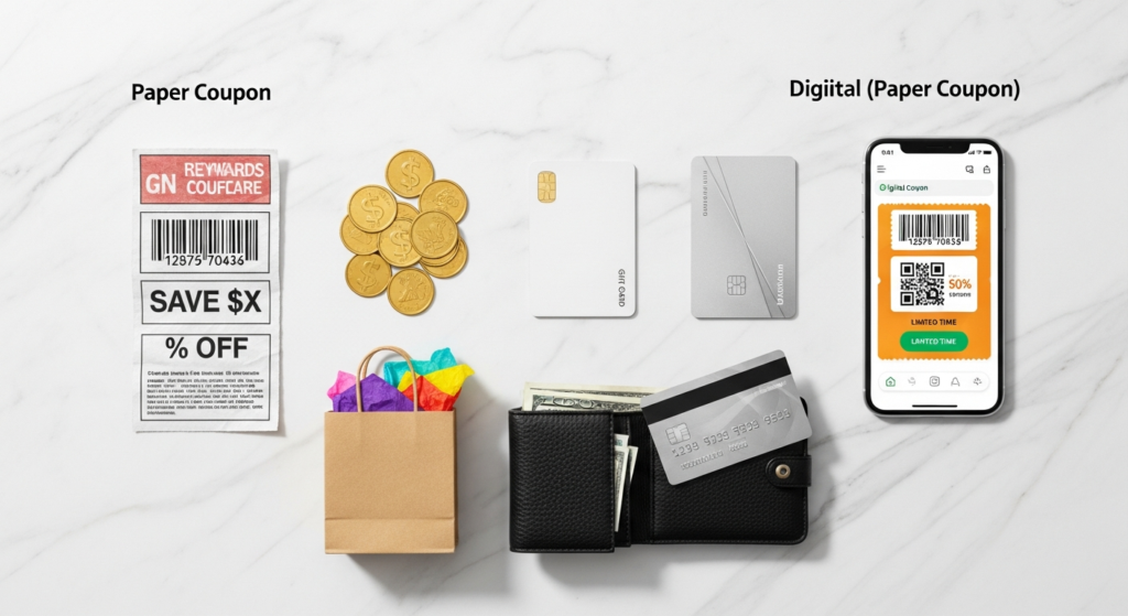 digital coupons vs paper coupons guide