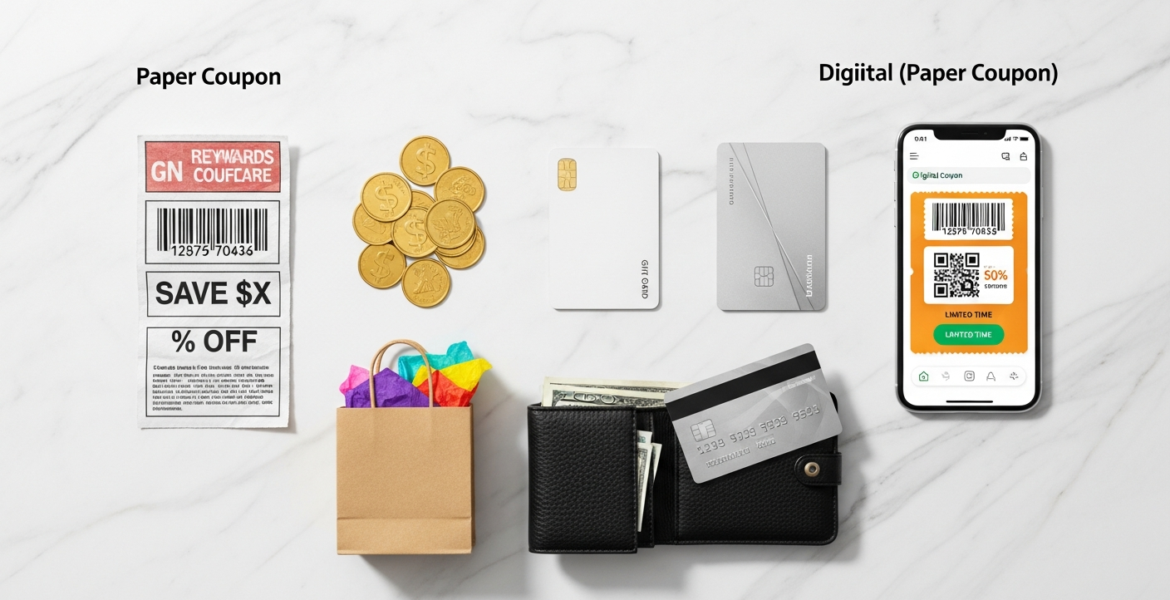 digital coupons vs paper coupons guide