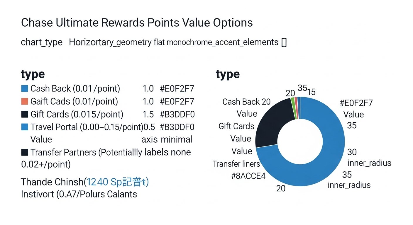 chase ultimate rewards points value - chart 6 illustration