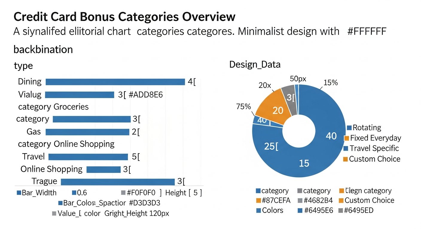 credit card bonus categories - chart 6 illustration
