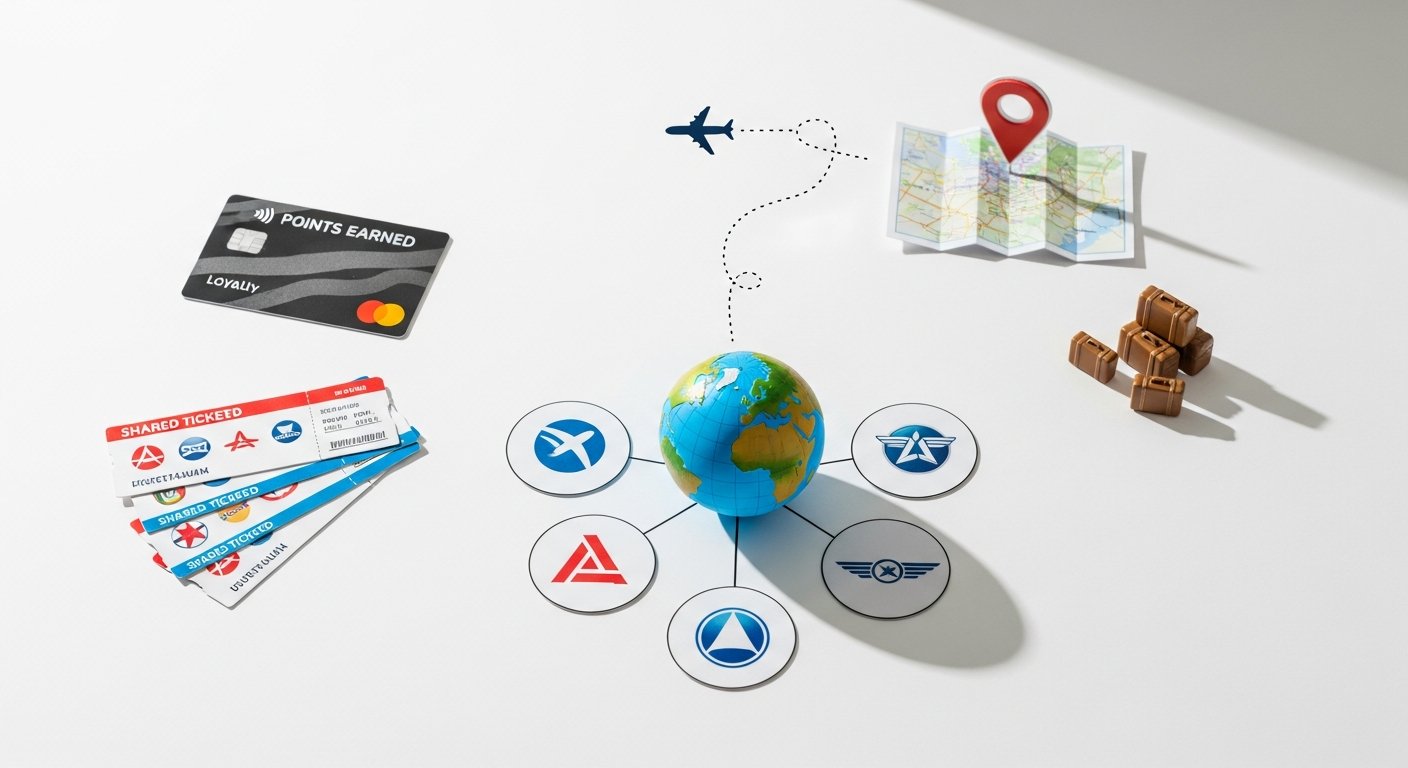 how do airline alliances work - photo 2 illustration