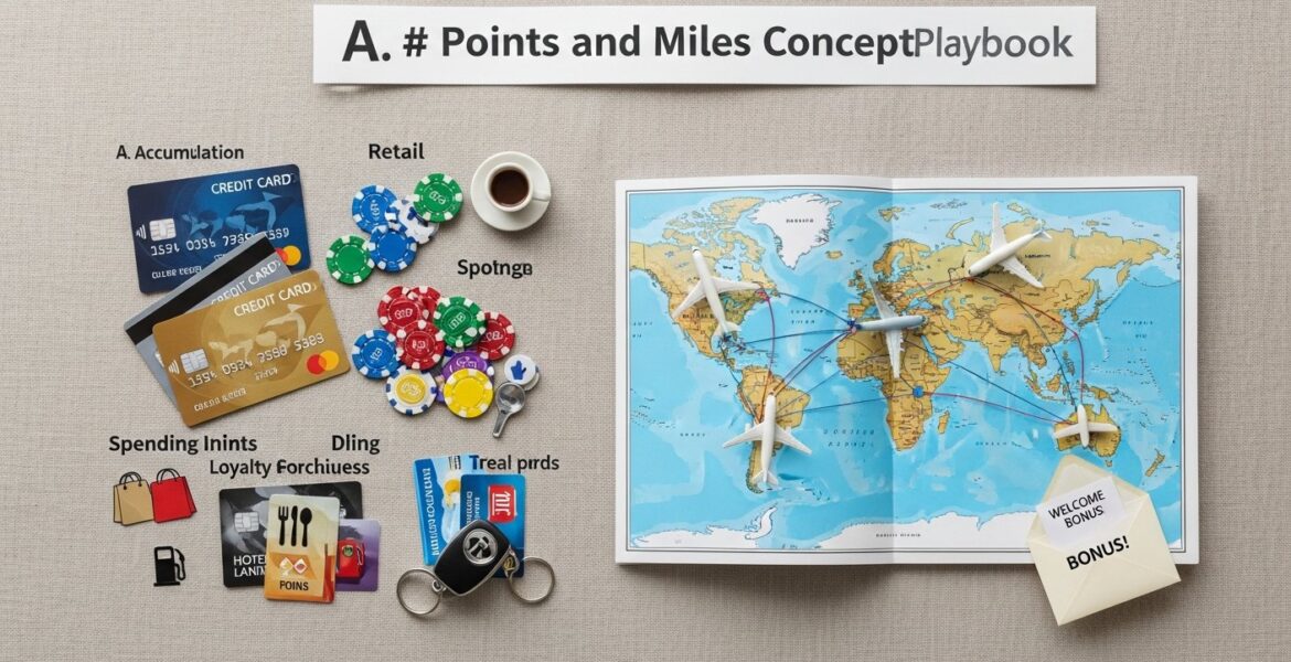 Featured illustration of points and miles representing rewards, loyalty programs, and smart shopping